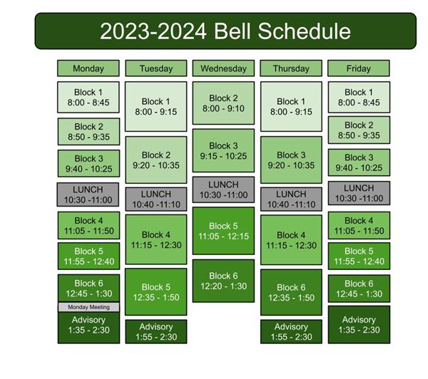 Bell Schedule